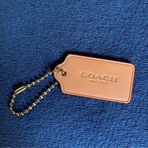 🏷️ Coach Leather Bag Charm